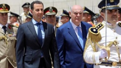 صورة بشار الأسد يستقبل زعيم دولة لا يحظى بأي اعتراف دولي