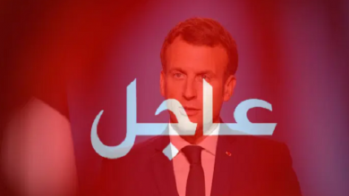 صورة عاجـــــــــل/ شاهد بالفيديو لحظة صفع مواطن فرنسي للرئيس ماكرون على وجهه