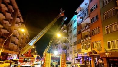 صورة شاهد بالصور….حريق هائل داخل مبنى تضم سوريين في هذه الولاية التركية