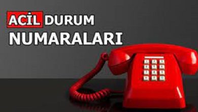 صورة أرقام هواتف الطوارئ والخدمات في تركيا