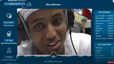 صورة شاهد فيديو…دموع “أبو فلة” بعد تجاوز حملته ال 10 ملايين دولار لدعم اللاجئين