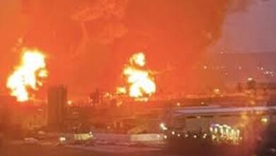 صورة عاجــــــــــــل/ انفجارات عنيفة تهز مستودعات النفط في روسيا ( شاهد الفيديو )