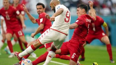 صورة ⚽️عاجـــــل/ أداء رائع لتونس أمام الدنمارك في مونديال قطر 2022 في ثاني انجاز عربي اليوم