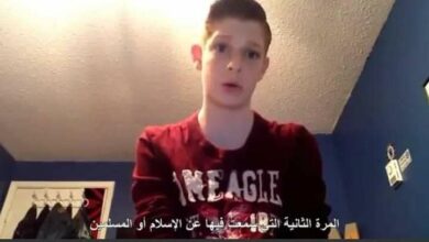 صورة عمره 12 سنه.. طفل في كندا من أسرة مسيحية متدينة يُعلن إسلامه ويرد على المنتقدين